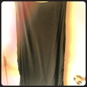 Silky sleeveless tunic
